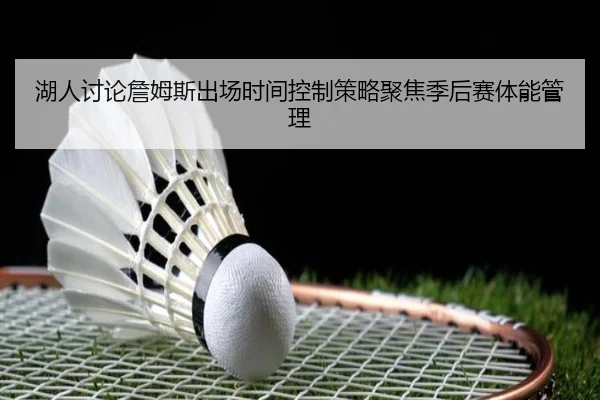 湖人讨论詹姆斯出场时间控制策略聚焦季后赛体能管理